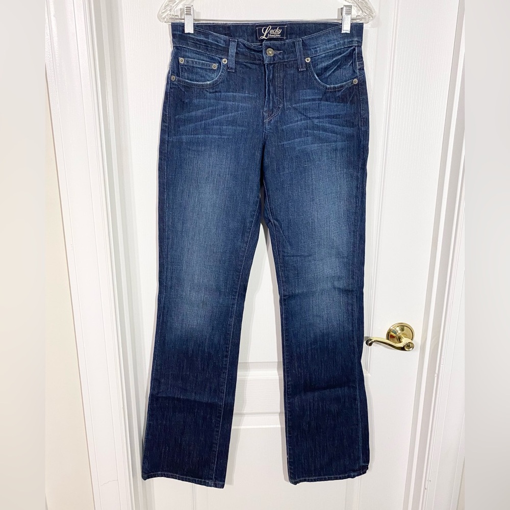 Lucky Brand Neapolitan Easy Rider Straight Leg Mid Rise Jeans Size 2 / 26